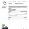 Diamond 0.76ct Ring in 14K White Gold