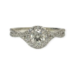 Diamond 0.70ct Ring in 14K White Gold