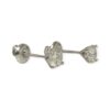 Diamond 0.69 ct Earrings in 14K White Gold