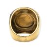 Diamond 0.50ct 1910 Half Sovereign Ring in 9K and 22K Yellow Gold
