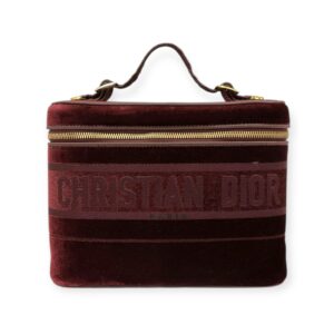 Christian Dior  Velvet Oblique Diortravel Vanity Case