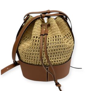 Loewe   Raffia Balloon Bucket  Bag