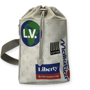 Louis Vuitton  Monogram Chalk Sling Logo Story Bag