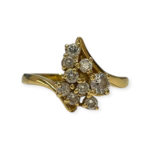 Diamond 0.30ct Ring in 18K Yellow Gold