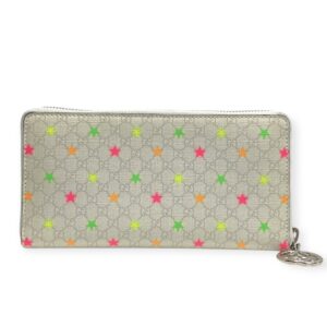 Gucci GG Supreme Star Print Long Wallet