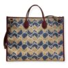 Gucci Raffia GG The Hamptons Open Tote Bag