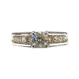 Diamond 1.00ct Ring in 18K White Gold