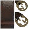 Gucci GG Guccissima Belt Brown