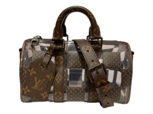 Louis Vuitton Monogrma Chess Keepall Bandouliere 25 Bag