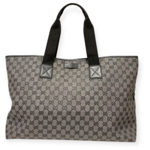 Gucci GG Tote Sliver/Black Bag