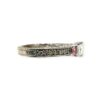Diamond 0.54cts Ring In 18K White Gold