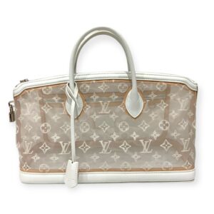 Louis Vuitton Translence Lockit East West White Bag