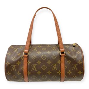 Louis Vuitton Monogram Papillon And Baby Brown Bag