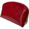 LOUIS VUITTON VERNIS POCHETTE RED PATENT LEATHER