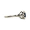 Quartz And Diamond 0.78ct Ring In 18K White Gold