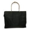 Prada Metal Handle Nylon Tote Bag