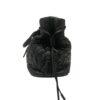 Prada 2 Way Nappa Gauffre Black Leather Bag
