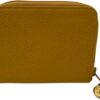CHANEL VINTAGE COIN PURSE YELLOW CAVIER LEATHER