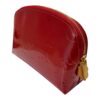 LOUIS VUITTON VERNIS POCHETTE RED PATENT LEATHER