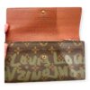 Louis Vuitton Monogram Graphity Long Sarah Wallet