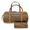 Louis Vuitton Monogram Papillon And Baby Brown Bag