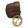 Gucci GG Guccissima Belt Brown