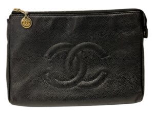 Chanel Vintage Caviar Pouch