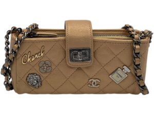 Chanel Lucky Charm Reissue Chain Phone Case Holder Crossbody Bag