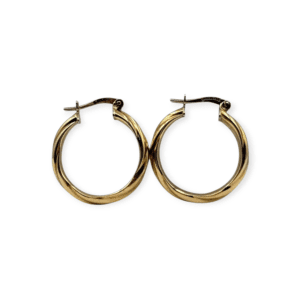 9K Earrings In Yellow Gold