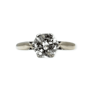 Diamond 1.10cts Ring in 18K Yellow And White Gold
