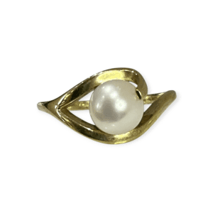9ct Yellow Gold Pearl Ring