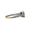 Diamond 1.10cts Ring in 18K Yellow And White Gold