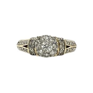 Diamond 1.00cts Ring In 9K Yellow Gold