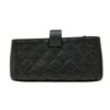 Chanel Quilted Caviar Leather Phone Holder Clutch