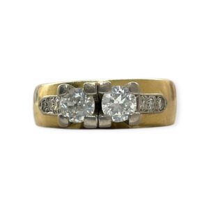 Diamond 0.60cts Ring In 18k Yellow Gold
