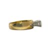 Diamond 0.60cts Ring In 18k Yellow Gold