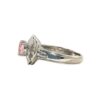 Diamond 0.67cts Saphire Ring In Platinum