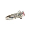 Diamond 0.67cts Saphire Ring In Platinum
