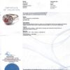Diamond 0.67cts Saphire Ring In Platinum
