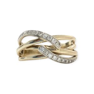 Diamond 0.25cts Ring in 10K Yellow Gold