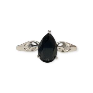 Ring in 9K White Gold