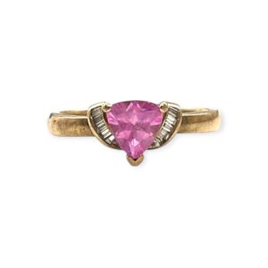 Diamond 0.05cts Ring in 9K Yellow Gold