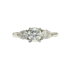 Diamond 0.95cts Ring in 18K White Gold