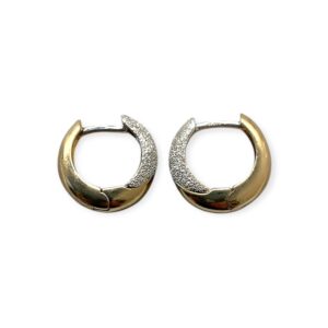 Diamond 0.01cts Earrings In 9K Yellow Gold