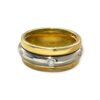 Diamond 0.30ct Ring in 18k Yellow and White Gold
