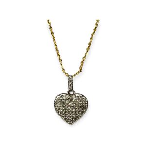 Diamond 0.10ct Pendant in 10K White Gold