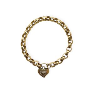 19.5cm Belcher Bracelet in 9k Yellow Gold