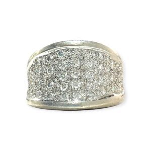 Diamond 1.30ct Ring in 9K White Gold