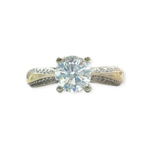 Diamond 1.20ct Ring in 18K White Gold