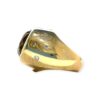 Quartz and Diamond 0.24ct Ring in 9K Yellow Gold